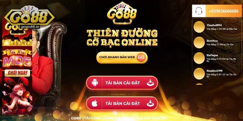 Hướng dẫn tải app GO88 trên thiết bị cá nhân